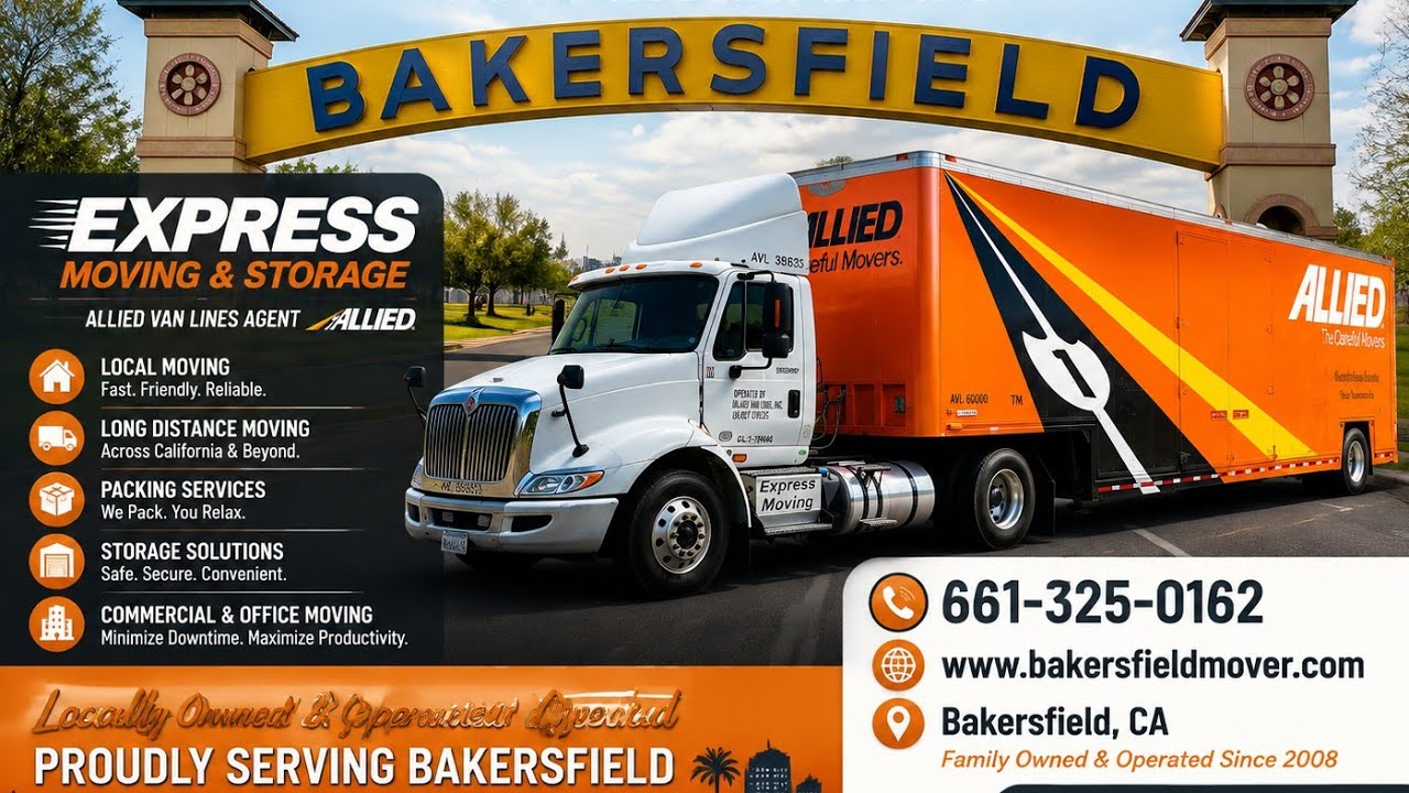 Bakersfield Moving Company — Local & Long Distance Movers | Reliable Moving Services
